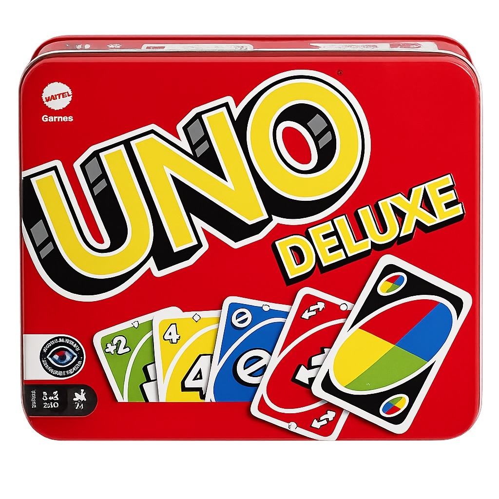 UNO卡牌遊戲 豪華鐵盒版 uno deluxe