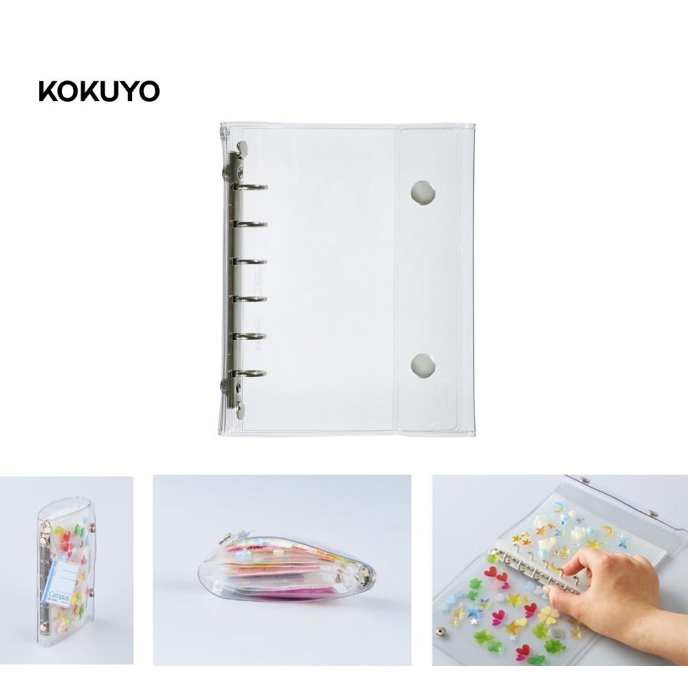 A6 透明收納本｜萬用手冊 MINI6 可用｜KOKUYO / JAPAN