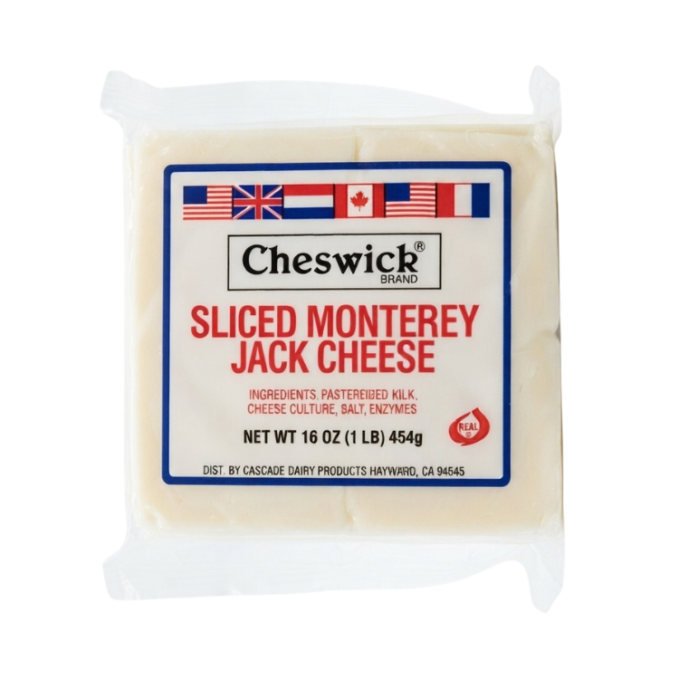 USA Chilled Sliced Monterey Jack Cheese 0.75oz