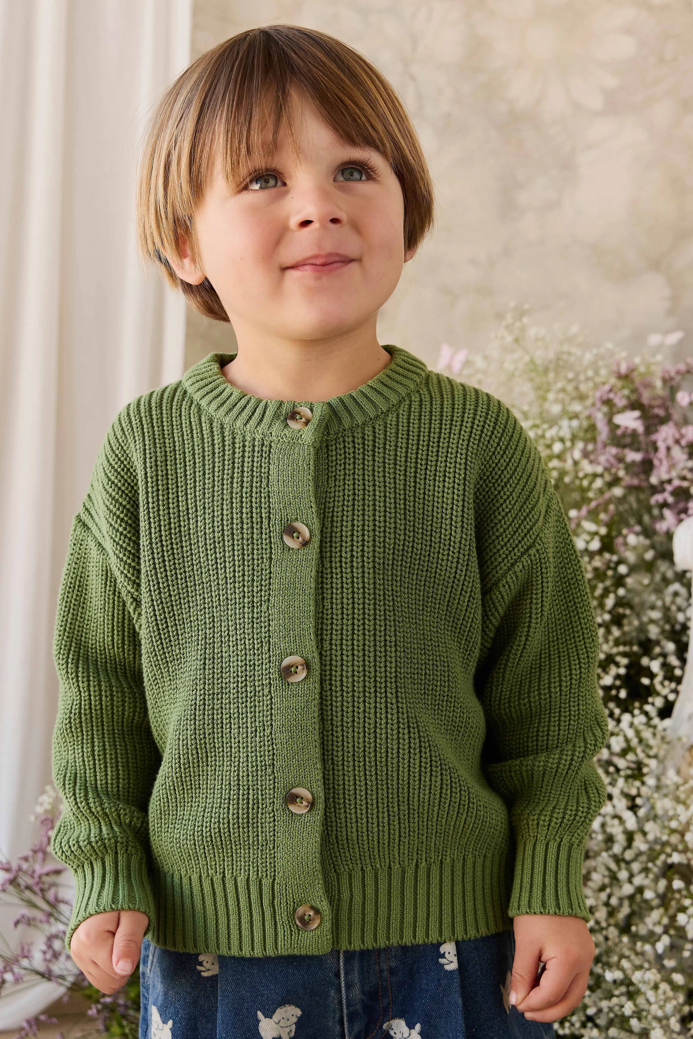【預購】JAMIE KAY -Johan Knitted Cardigan（Matcha）