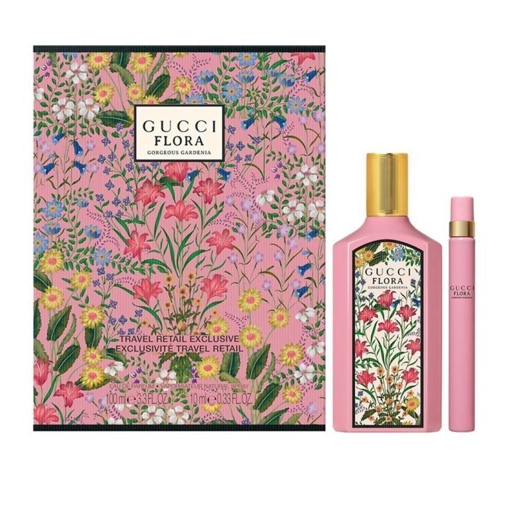 古馳女性兩件組綺夢梔子香型香水春季禮盒100ML＋10ML [平行進口]3616305250377