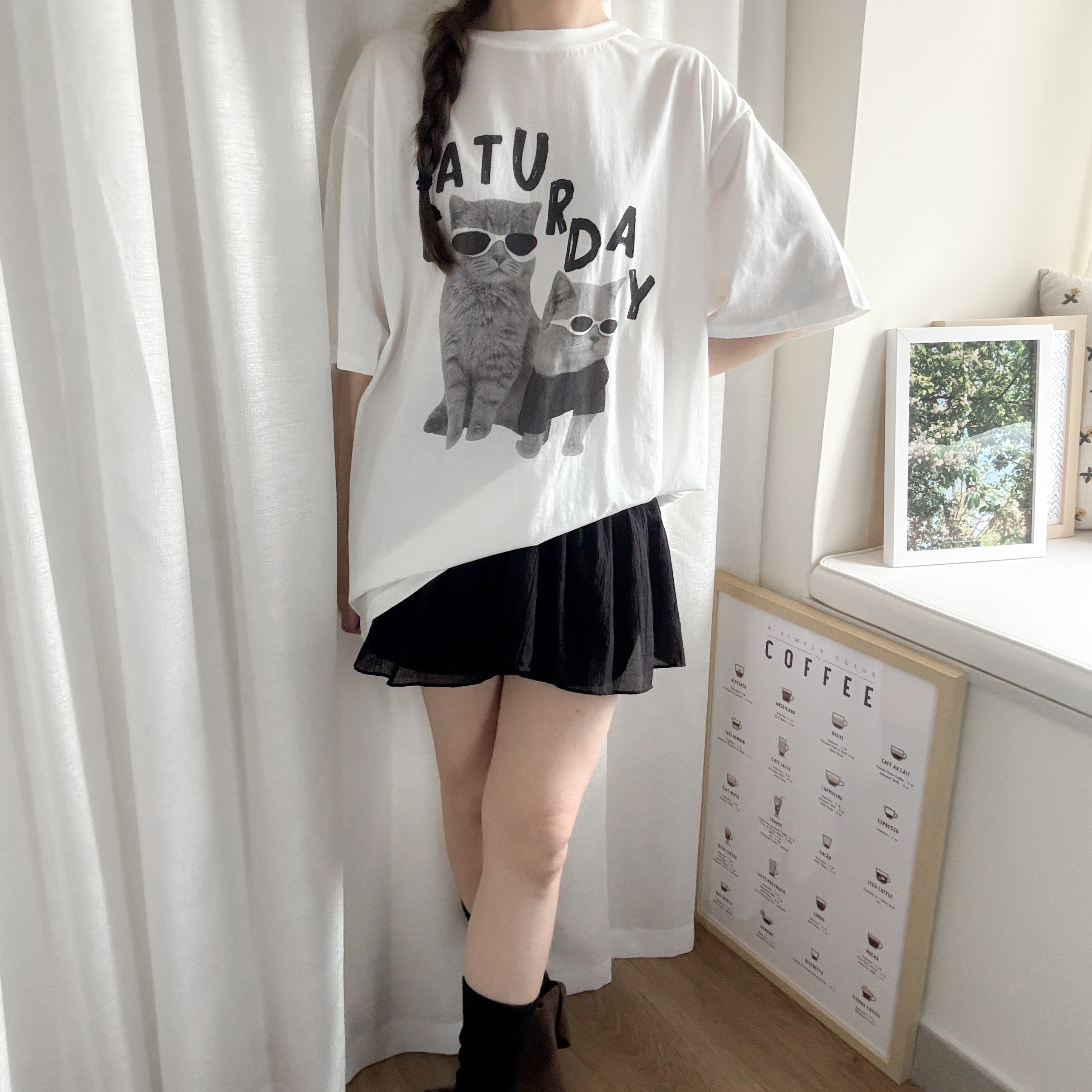 Caturday tee