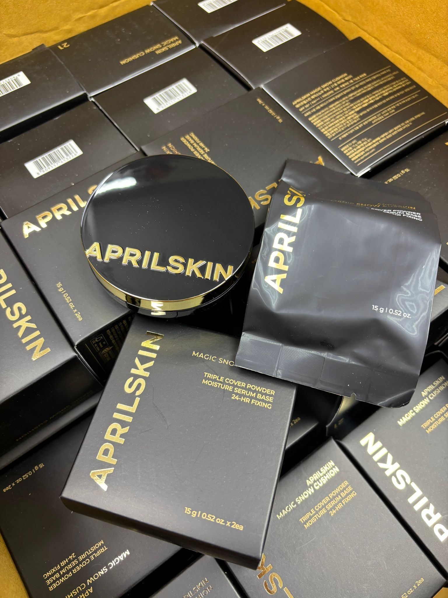 APRILSKIN 水潤高遮瑕氣墊粉底 3.0 附補充裝 (正裝及補充裝)