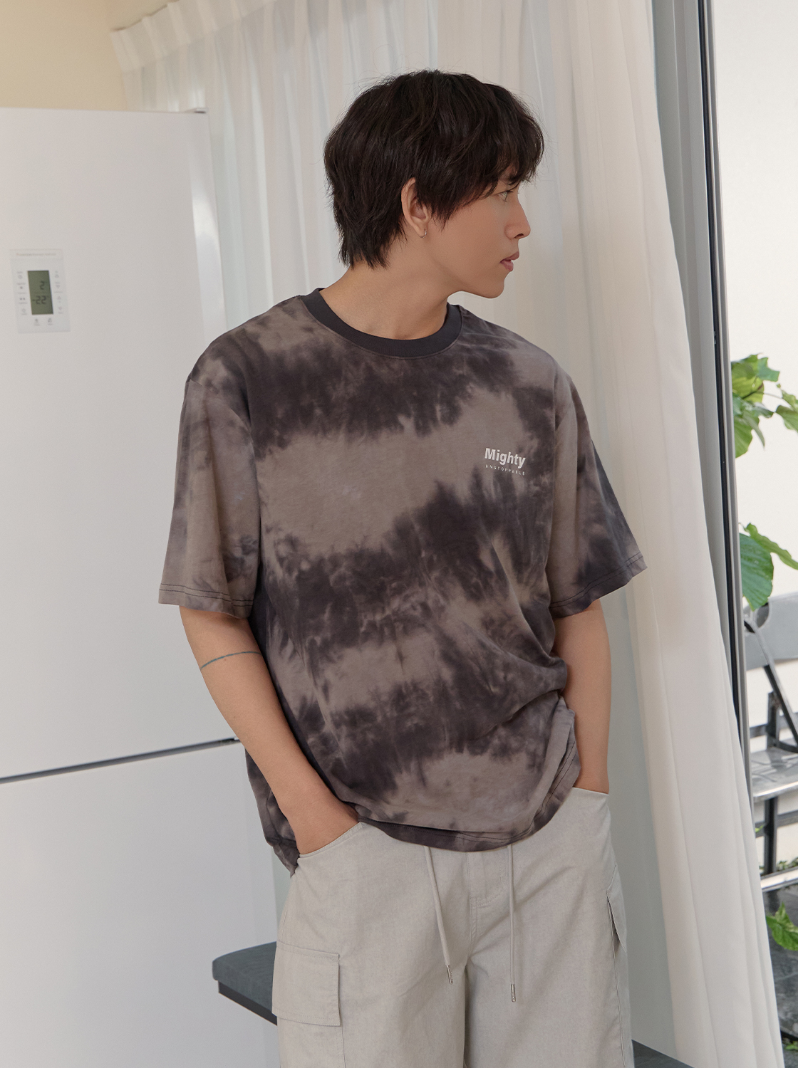 【期間限定】雲感紮染印花TEE