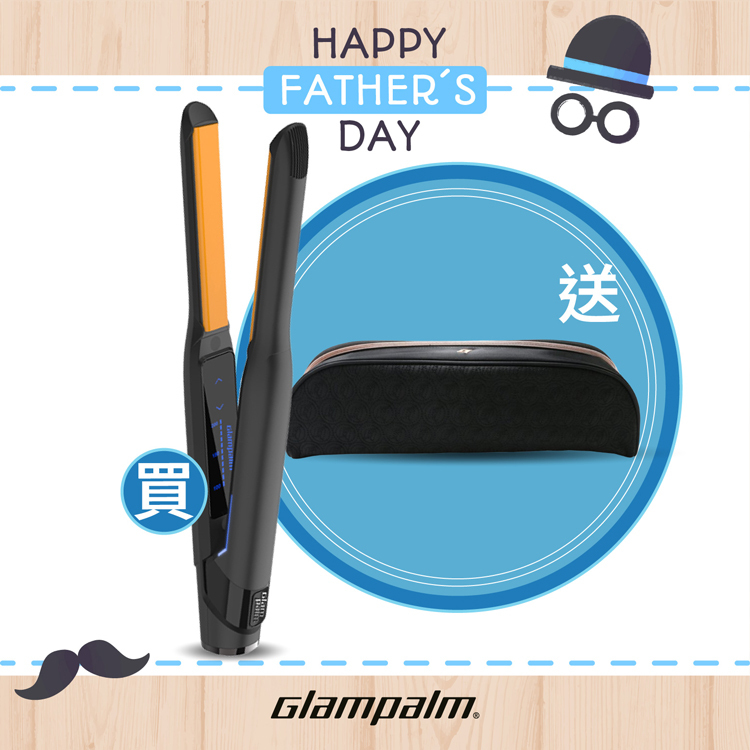 Glampalm GP101T Slim 專業造型夾 [平板|0.5寸]