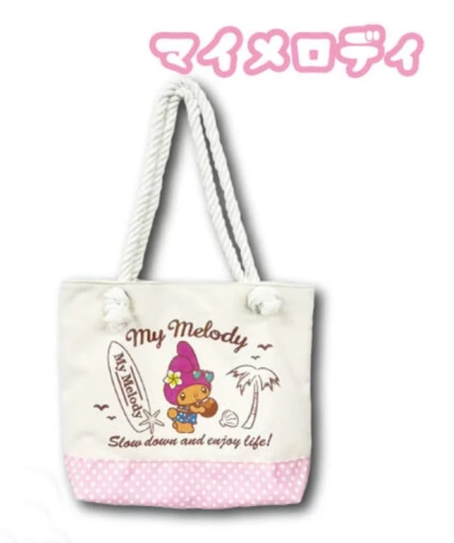 日本 Sanrio Characters繩索手提布袋