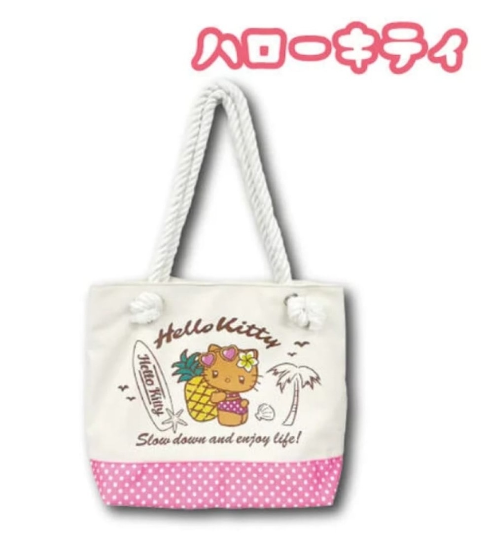日本 Sanrio Characters繩索手提布袋