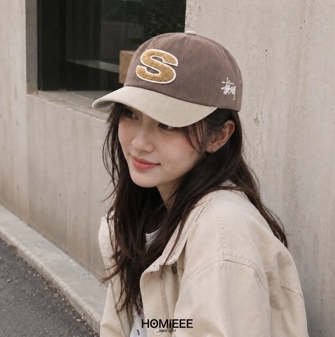Stussy Low Pro Chenille S 白綠 棕色 老帽 棒球帽 [1311061]
