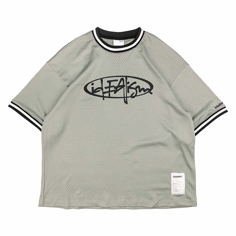 idealism Write Jersey 網布 球衣 短袖 灰色 ID-33 [台灣現貨]