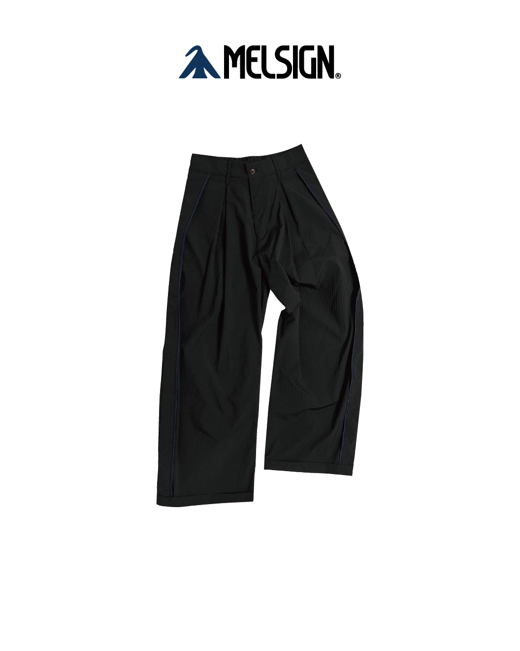 MELSIGN 格紋運動長褲｜Plaid Track Pants（26SS）