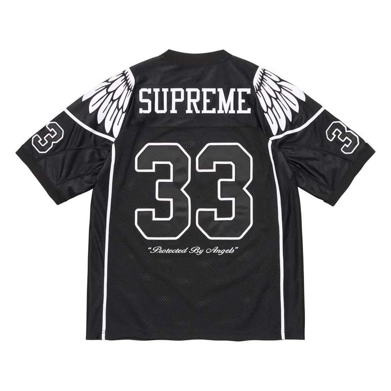 Supreme Wings Football Jersey 翅膀 球衣 短袖 黑色 SS26KN104-BK [台灣現貨]