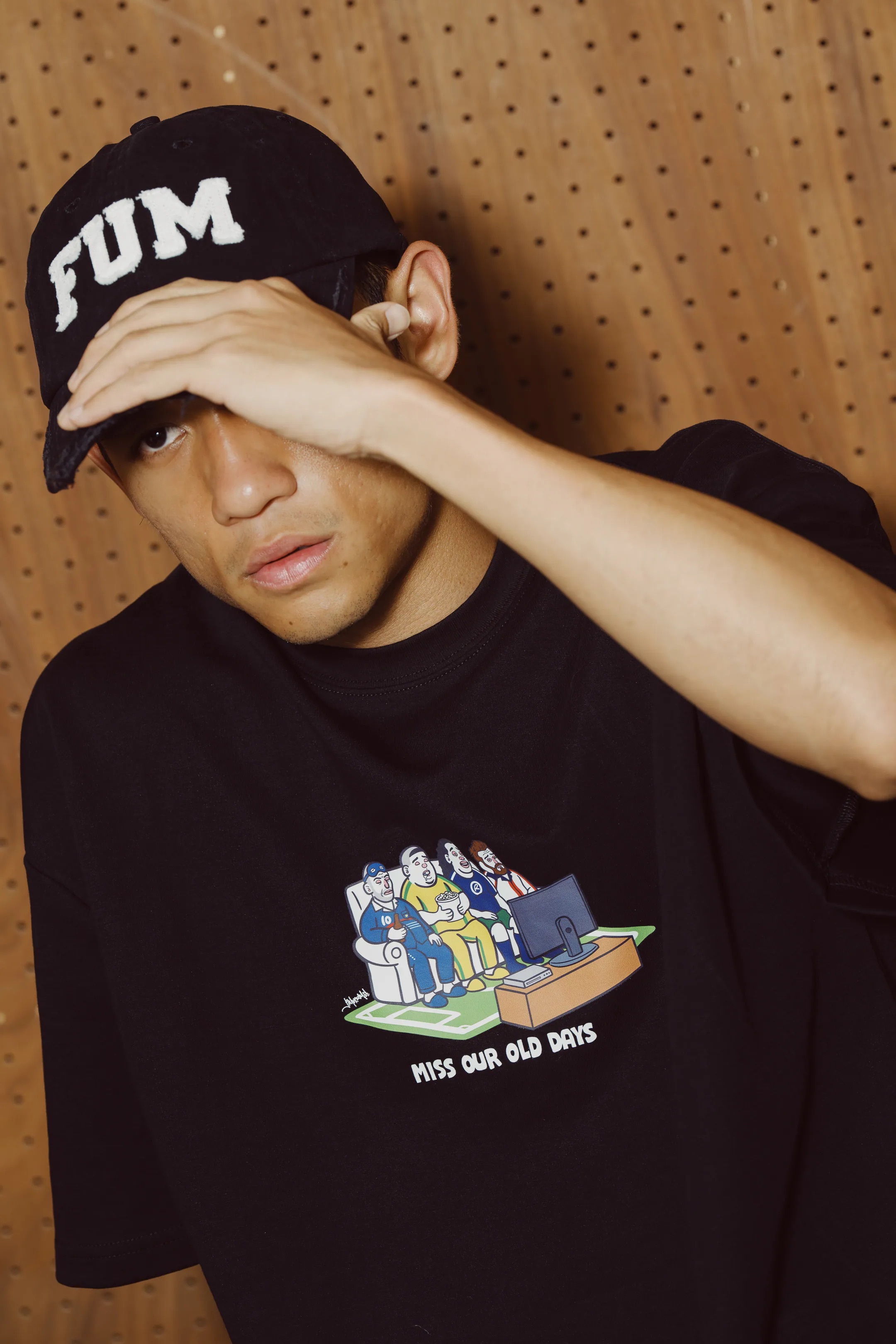 Fumble World cup - FOREVER YOUNG tee | Black