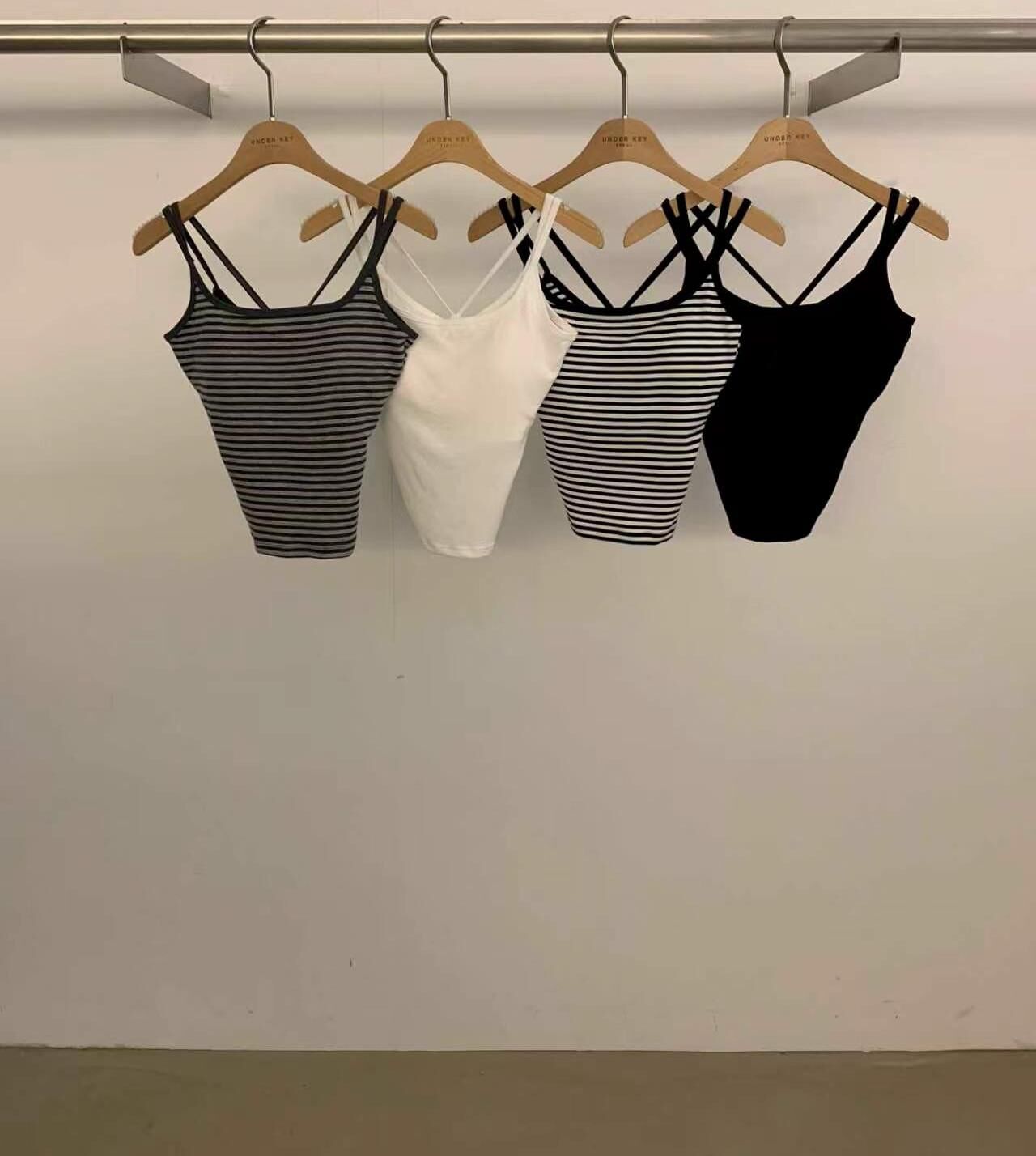 UK6308 蝴蝶露背吊帶Bra Top