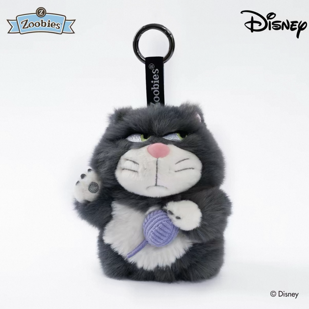 <正版授權>Zoobies x DISNEY 毛絨 耳機包 吊飾 路西法 迪士尼 2款