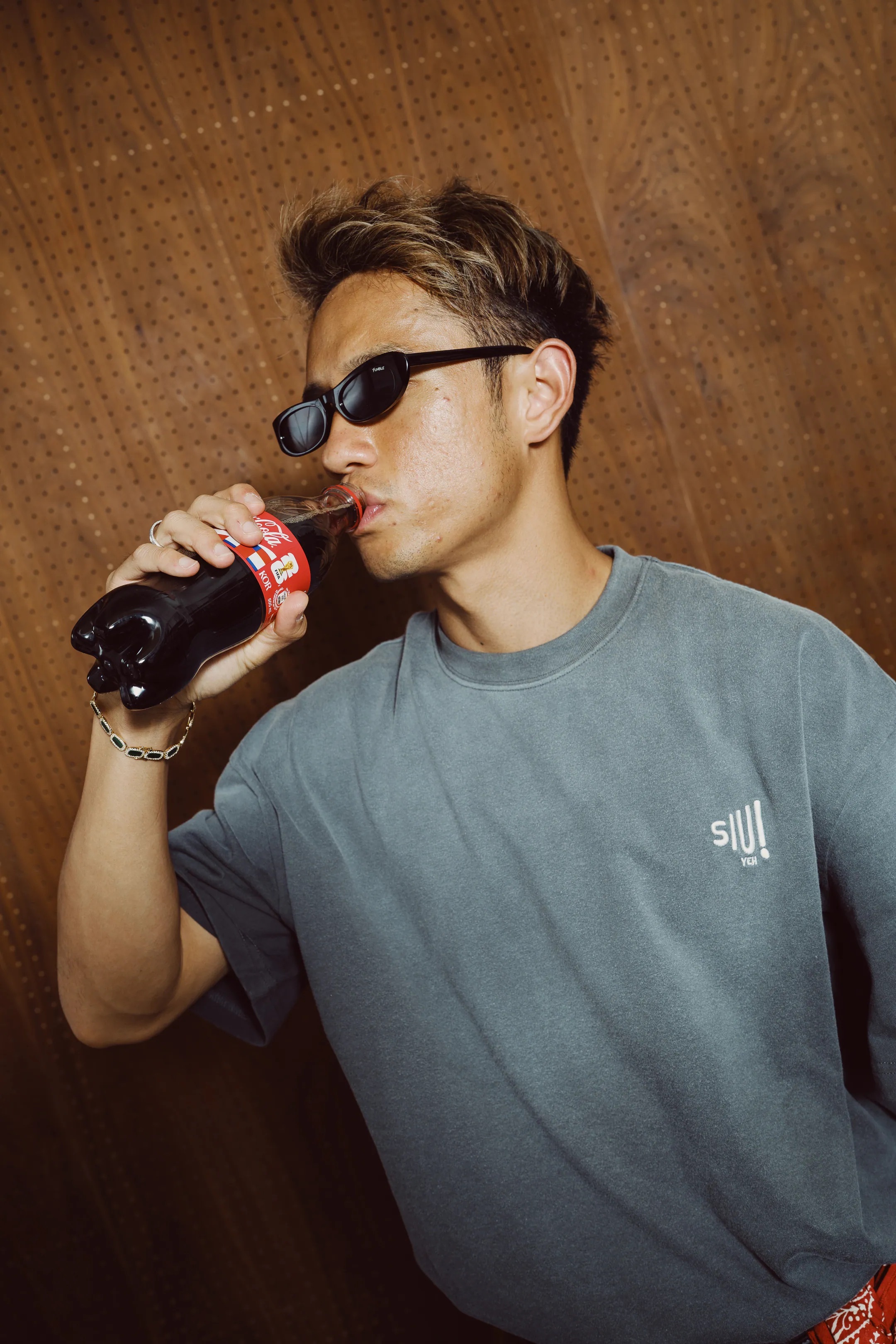 Fumble World cup - SIU YEH tee | Grey