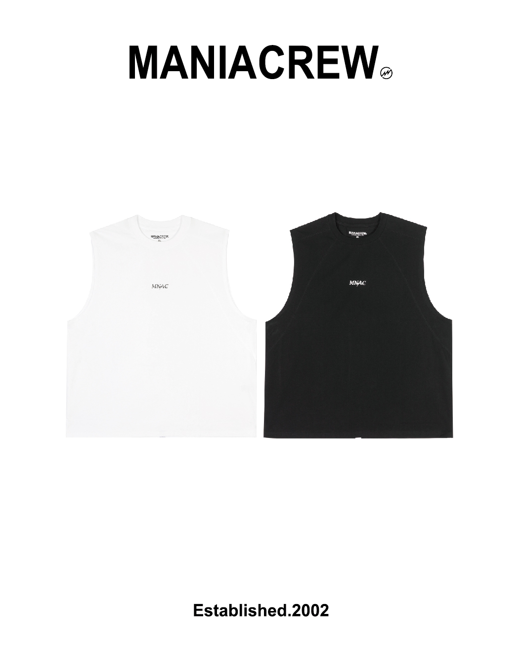 MANIA 涼感寬肩背心｜Wide-Shoulder Tank Top（26SS）