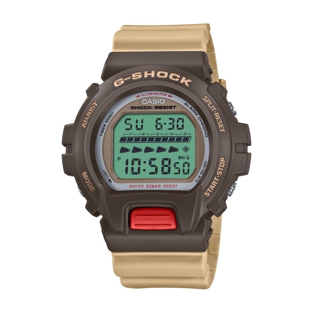 Casio G-Shock DW-6600PC-5 淺褐色 軍事 經典 手錶 (香港行貨)