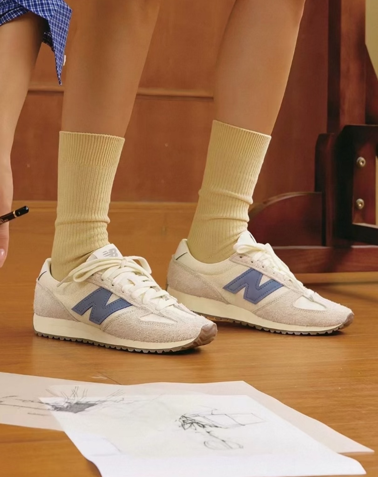 <快速出貨>張員瑛同款✨New Balance 471 寶寶藍