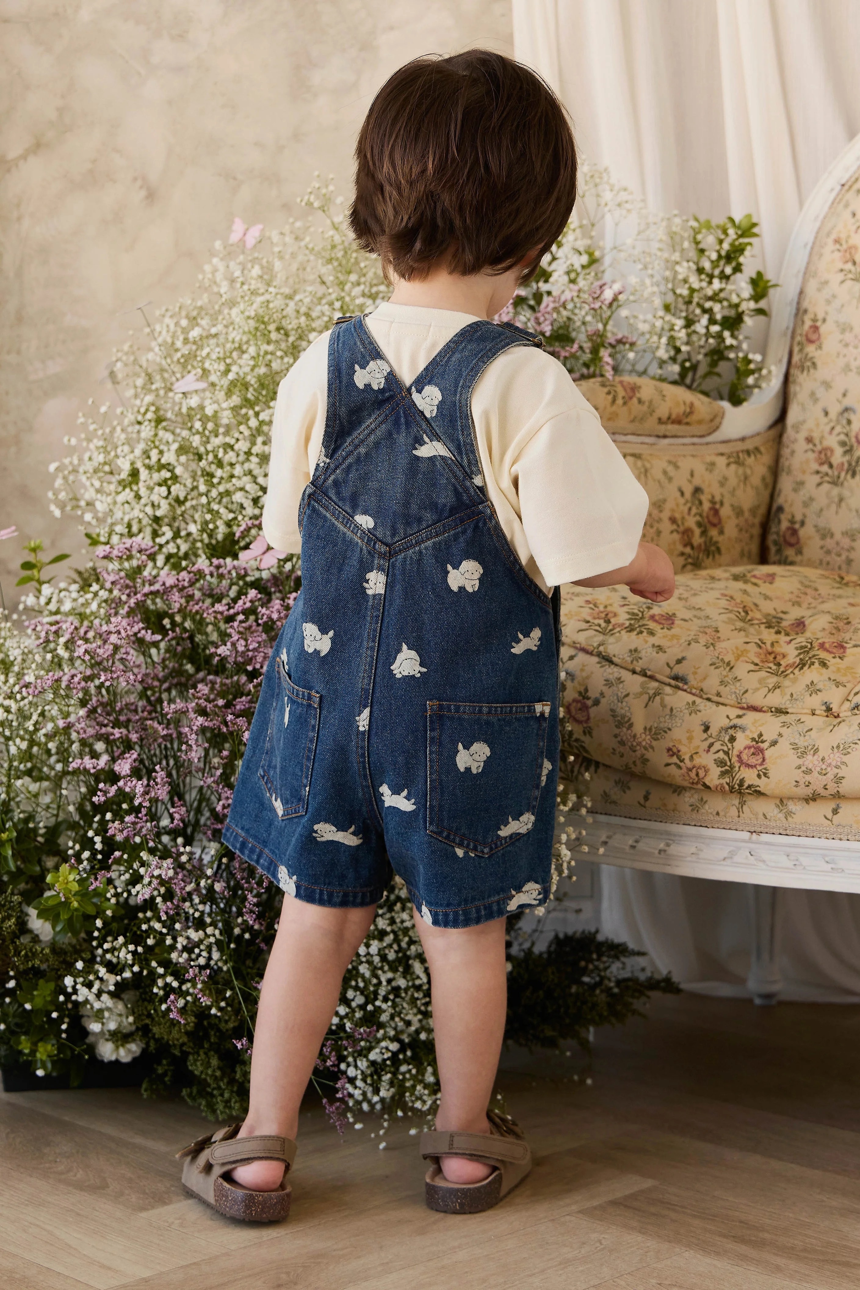 【預購】JAMIE KAY -Fenix Short Overall（Finnegan Denim）