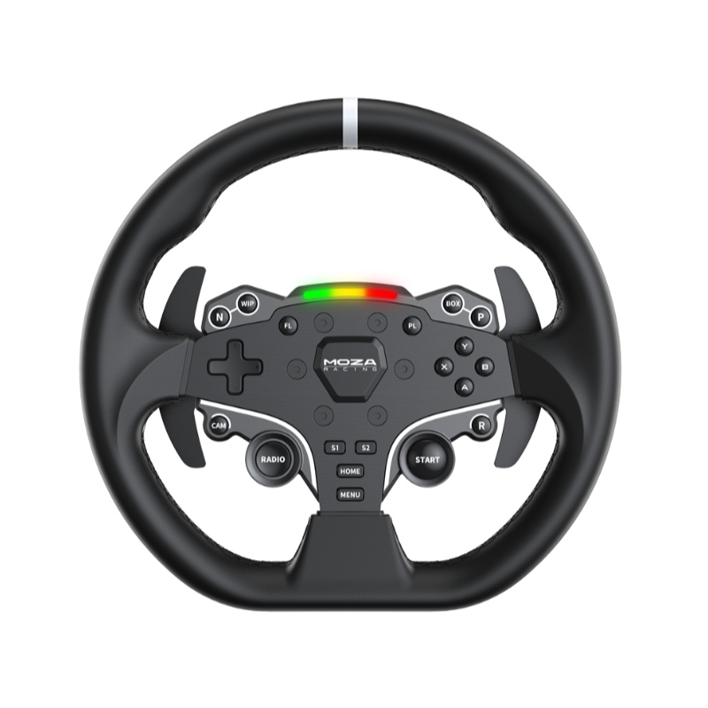 MOZA Racing R5 直驅方向盤套裝 (5.5nm基座+ES方向盤+SRP Lite雙腳踏+桌面夾)
