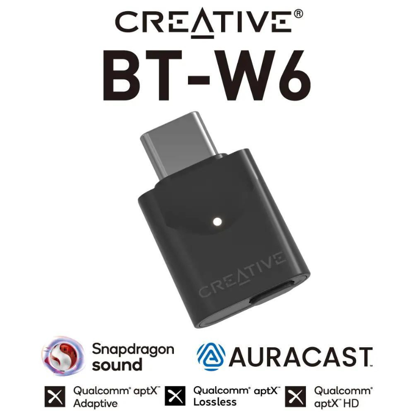 Creative | Wireless Audio Transmitter 智能藍牙 5.4 音訊發射器 BT-W6