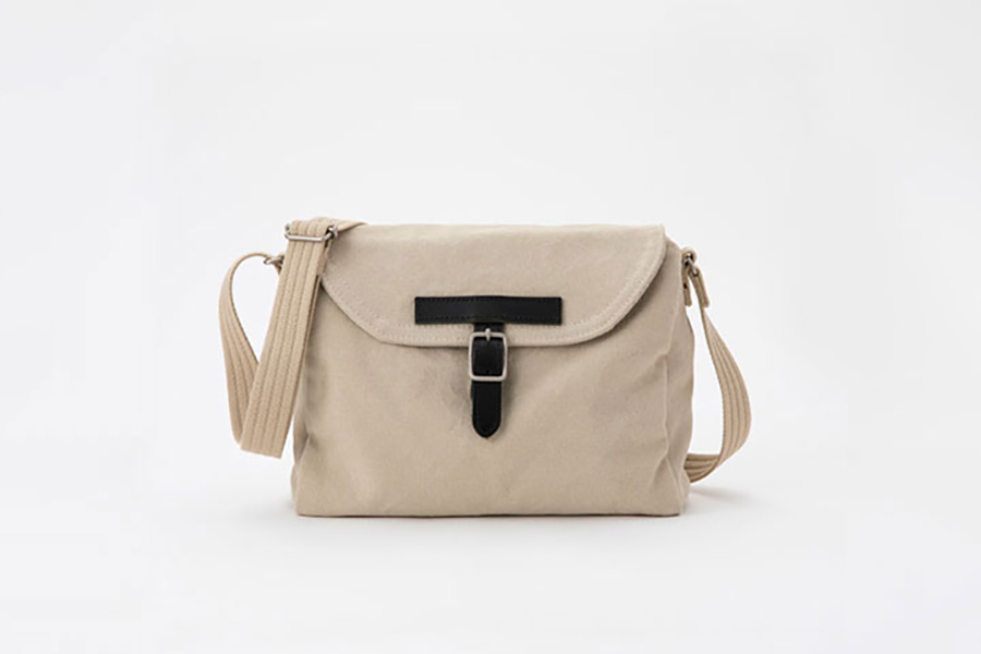 中川政七商店 - BAGWORKS-POSTMAN MISSING PIECE MINI 羽毛灰