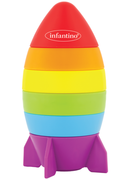 INFANTINO 升空火箭層層疊