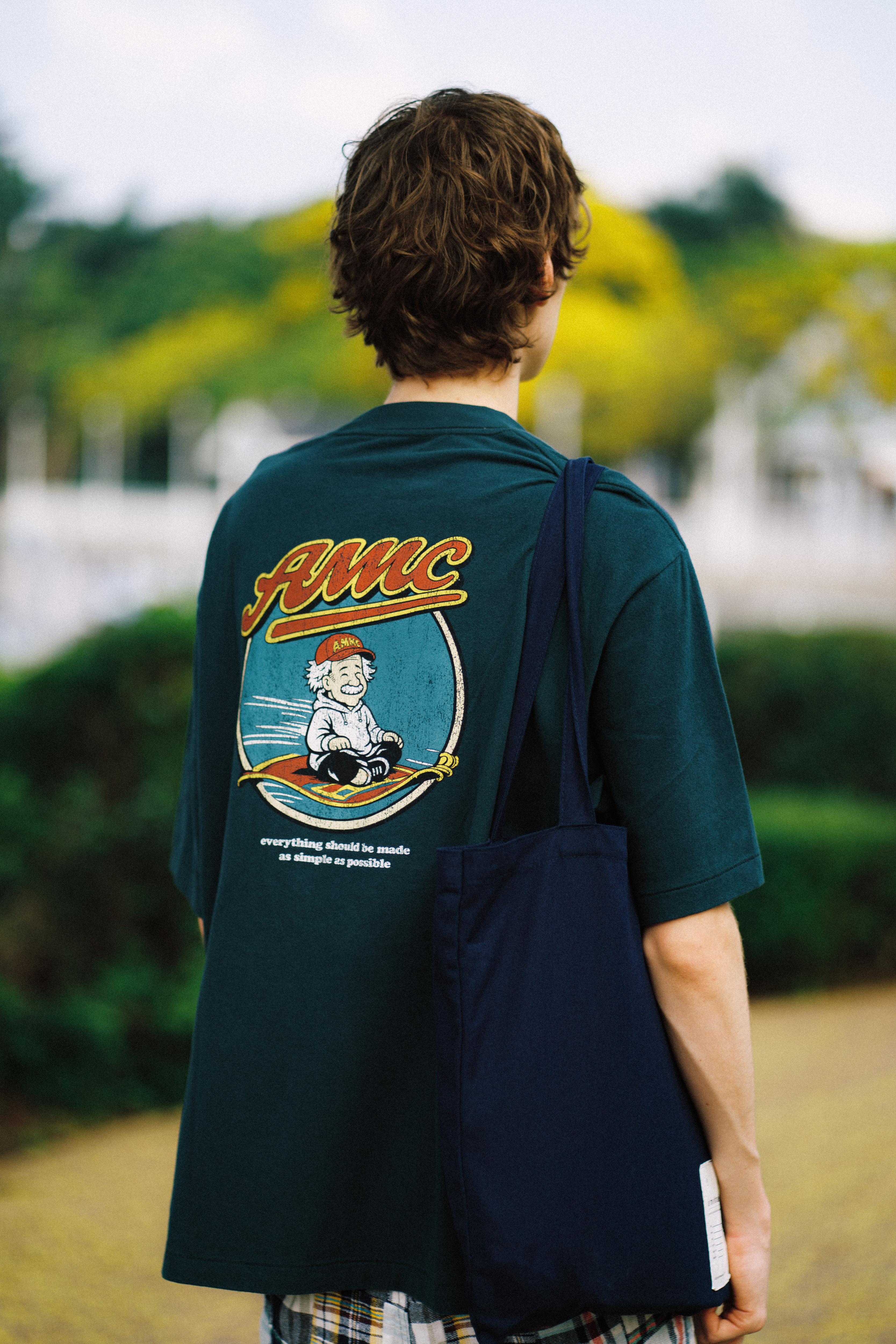 A MINIMAL CLUB LOGO TEE GREEN AM64TE08GN