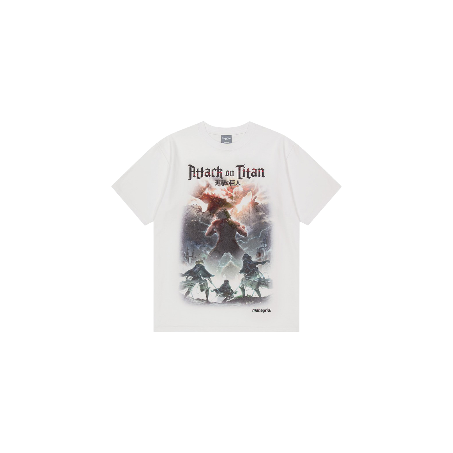 MAHAGRID x Attack on Titan ATTACK ON TITAN SEASON 2 TEE 進擊的巨人 第二季 視覺圖 短T