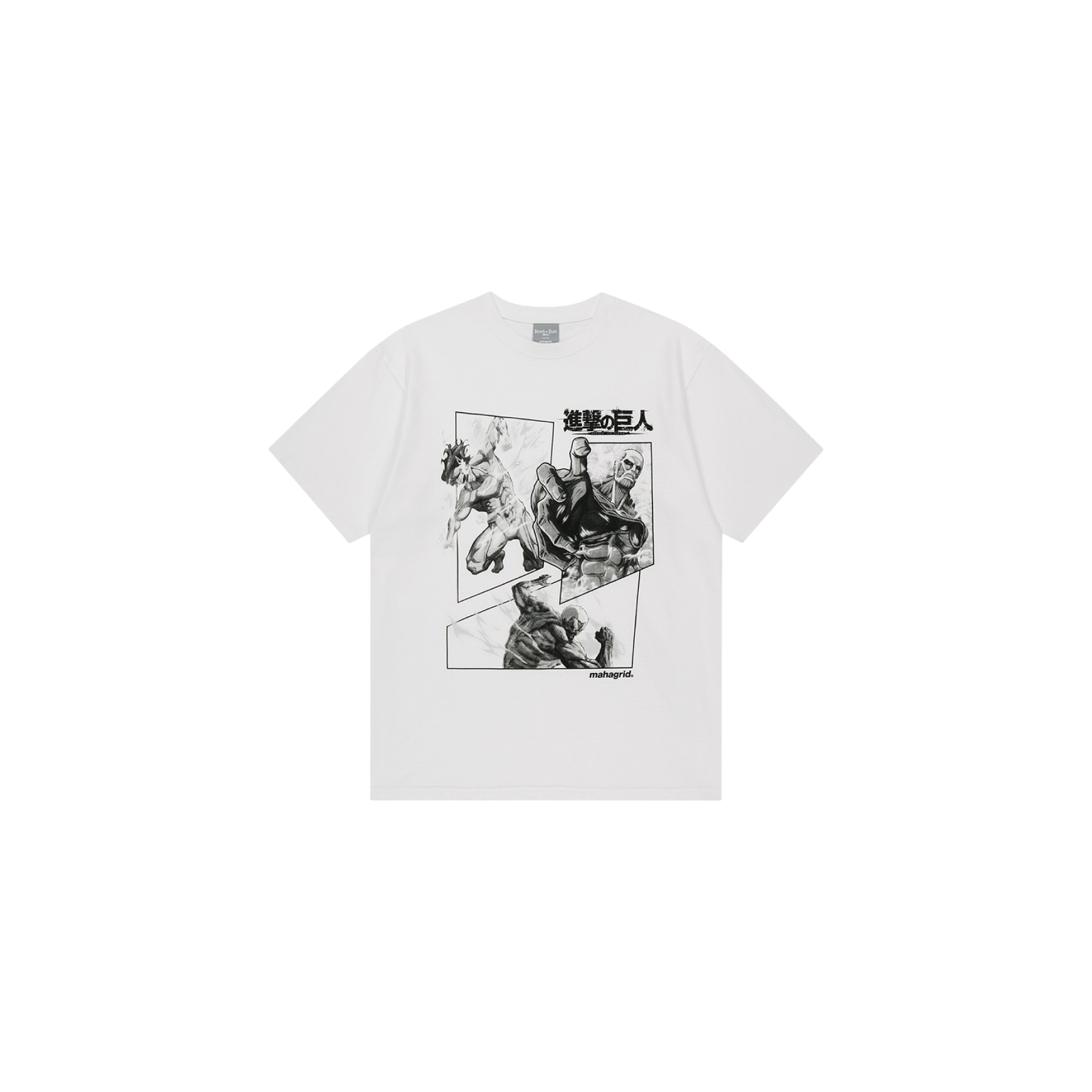 MAHAGRID x Attack on Titan AOT POSTER TEE 進擊的巨人 鎧之巨人 超大型巨人 短T