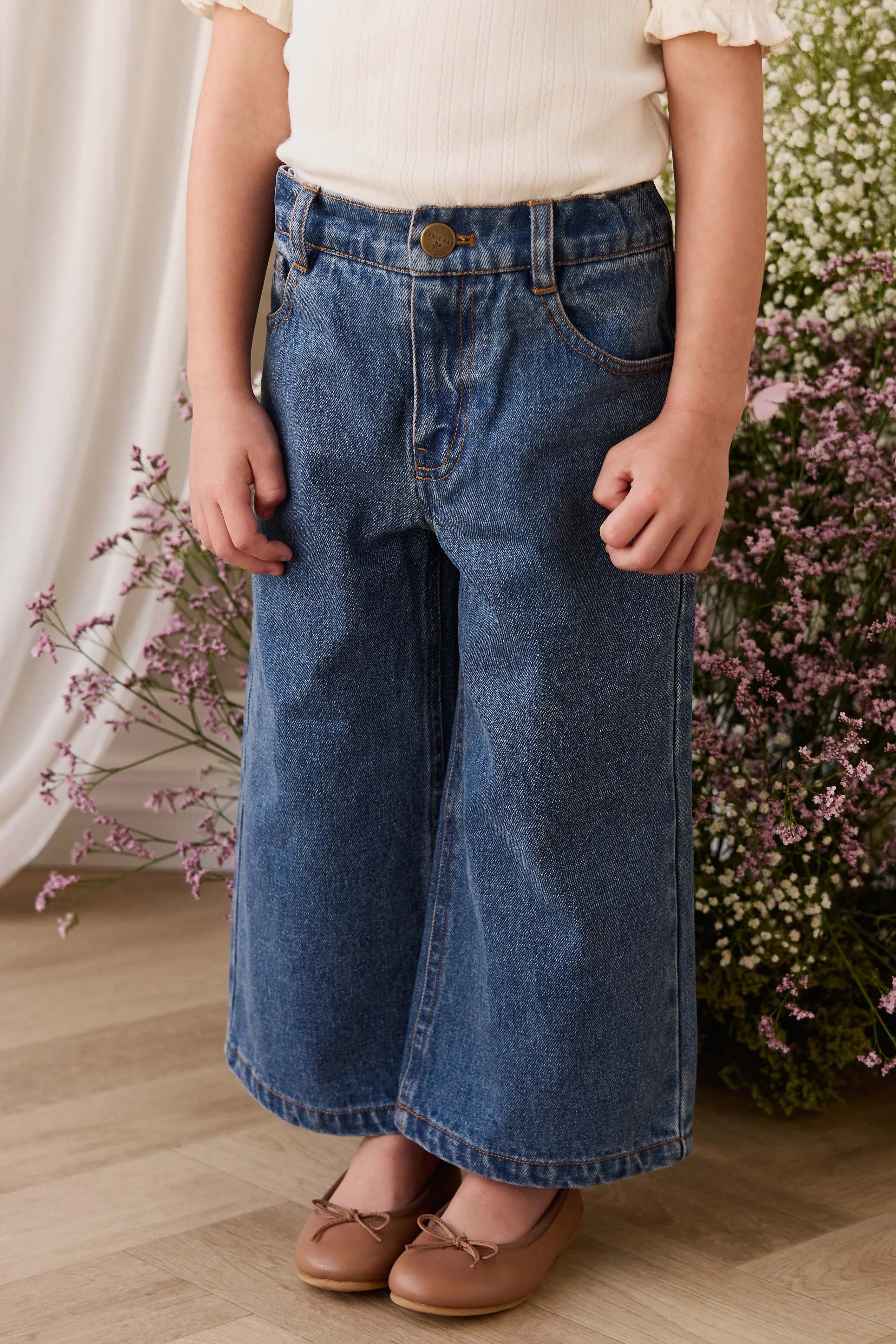 【預購】JAMIE KAY -Beatrice Pant（Classic Denim）