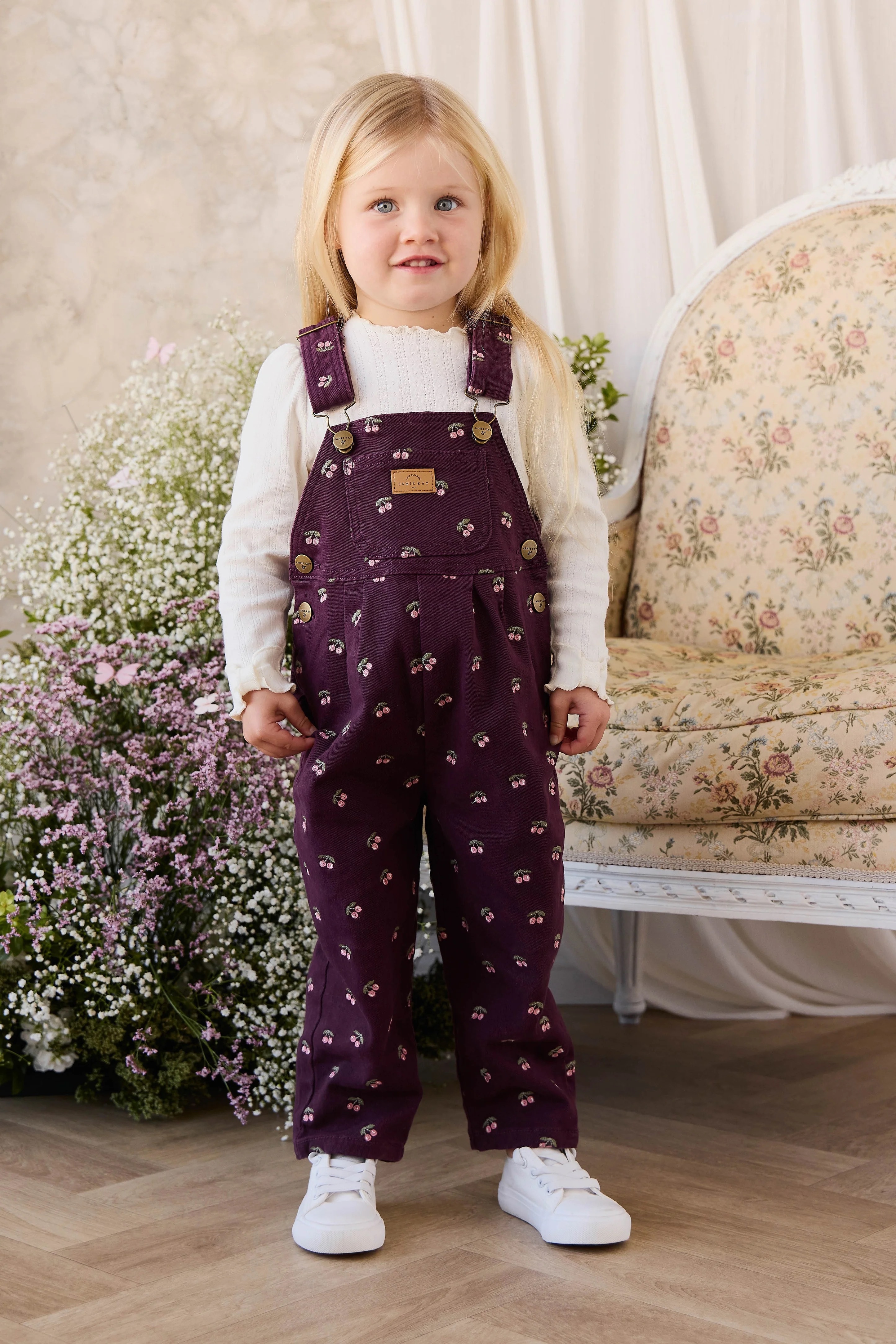 【預購】JAMIE KAY -Blair Overall（Cherry Fig）
