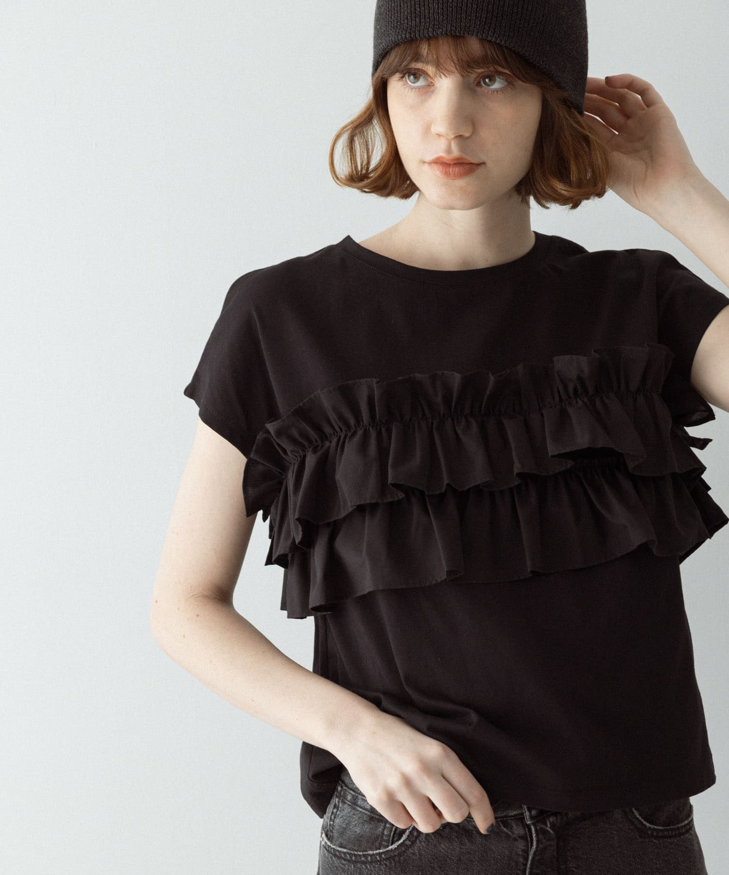 [預購] 折扣 Sonny Label 網路限定款 荷葉拼接上衣