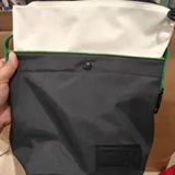 [S] LONGCHAMP LE PLIAGE BLACK/GREEN SHOULDER BAG, 10178HBI300 (SLC253)