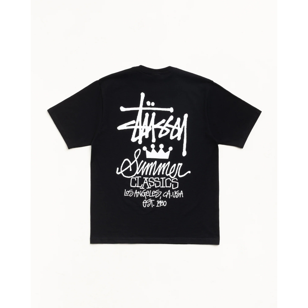 Stussy SUMMER CLASSICS TEE 短T 黑色 白色 灰色