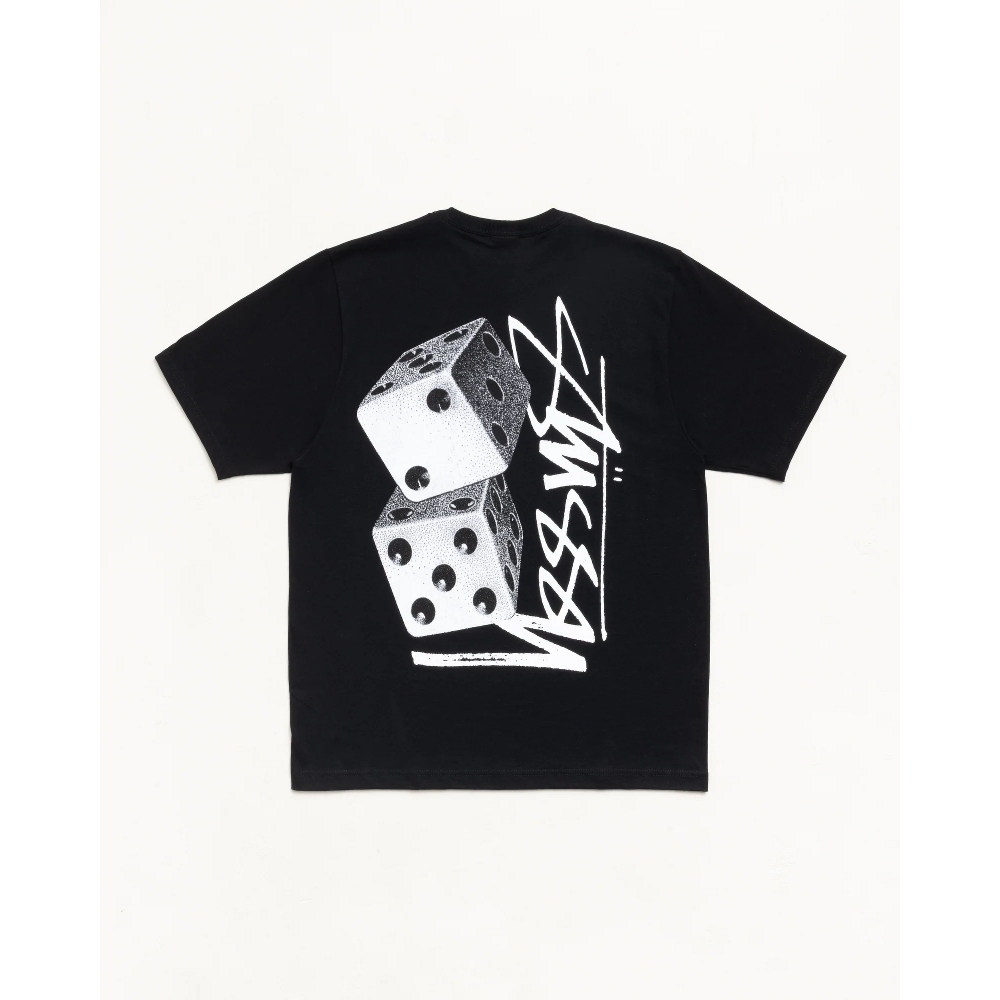 Stussy TALL DICE TEE 短T 黑色 白色 灰色