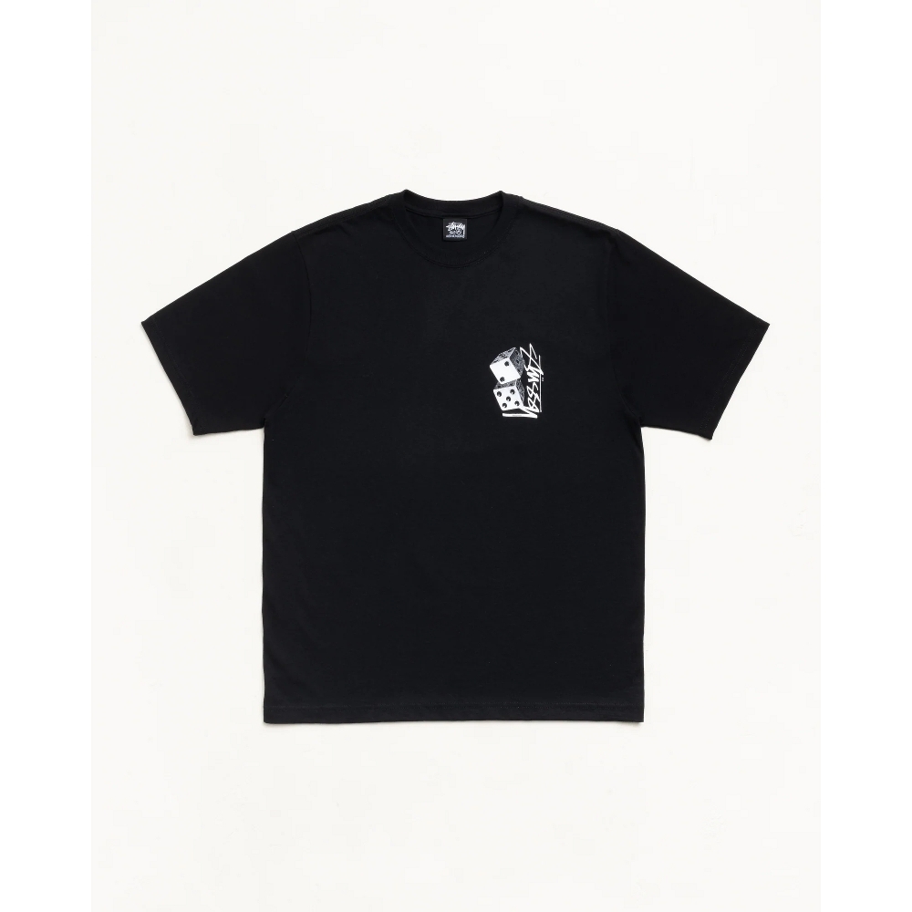 Stussy TALL DICE TEE 短T 黑色 白色 灰色