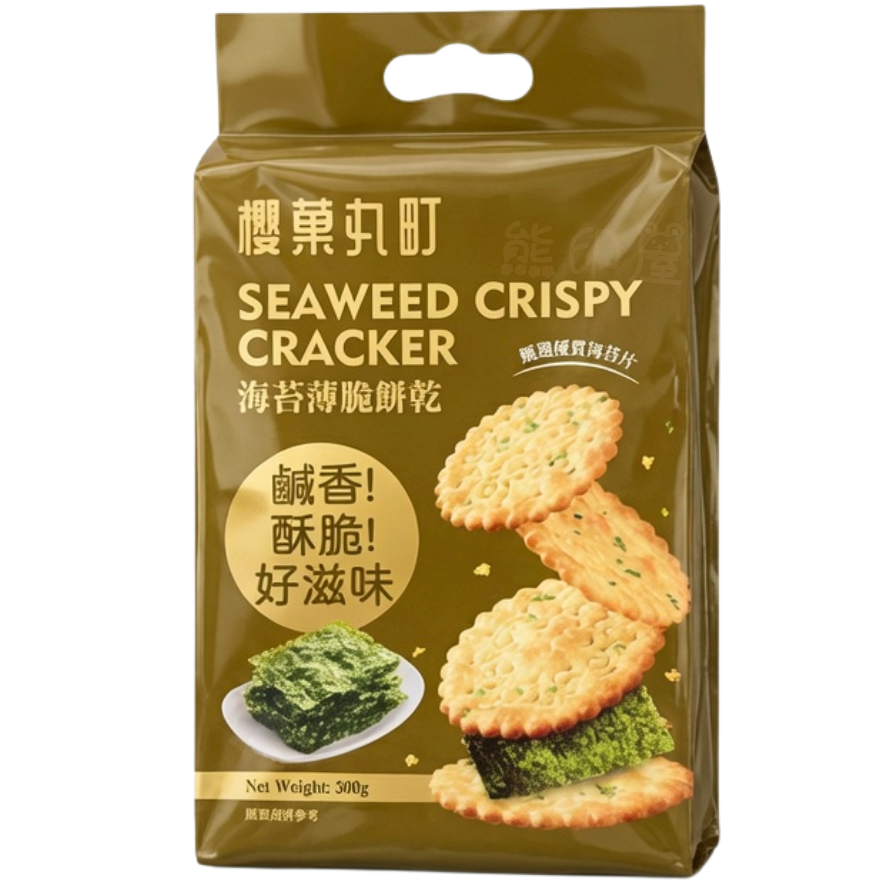 櫻菓丸町 海苔薄脆餅乾 300G (金)