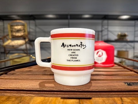日本 Asimocrafts × AFRO CAMP 聯名牛奶玻璃馬克杯
