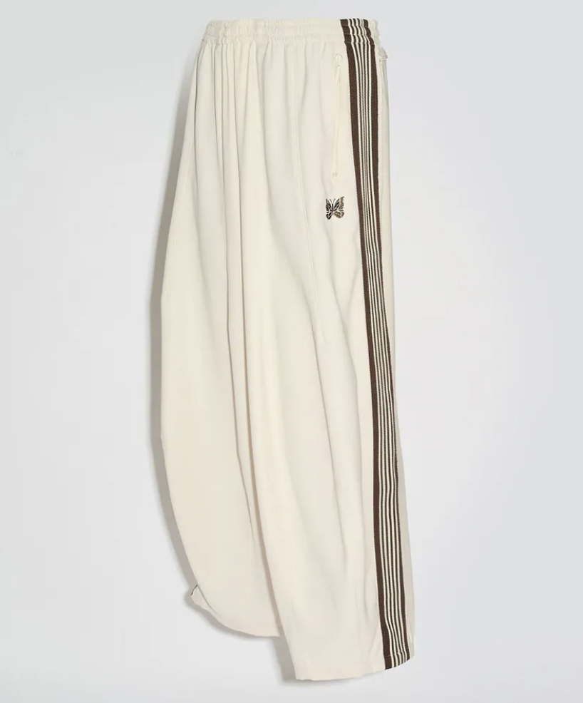 Needles x Studious H.D Track Pants- Amunzen- White