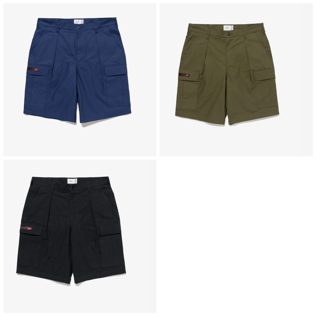 WTAPS MILS9601 / SHORTS / COTTON. RIPSTOP ( 3 colors)