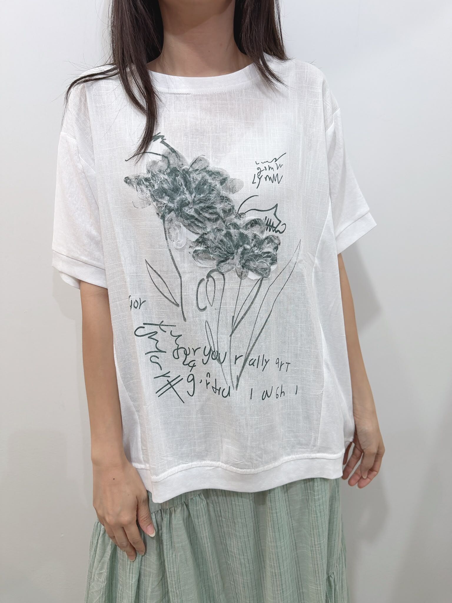 LE 立體花瓣top