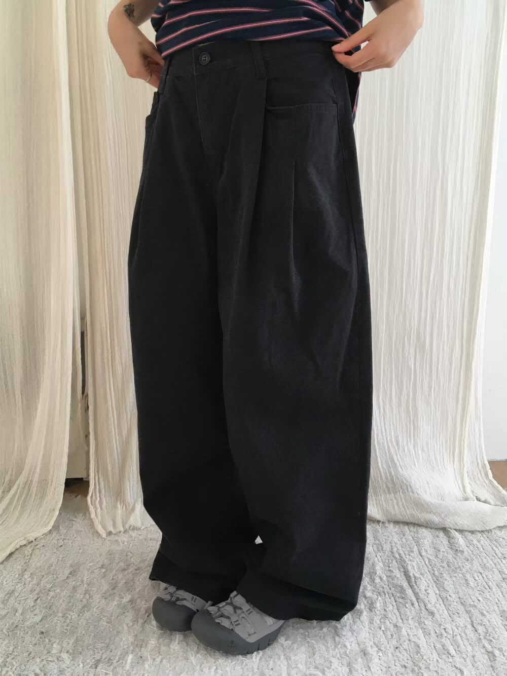 淨色鬆身褲 GARMENTS-092P