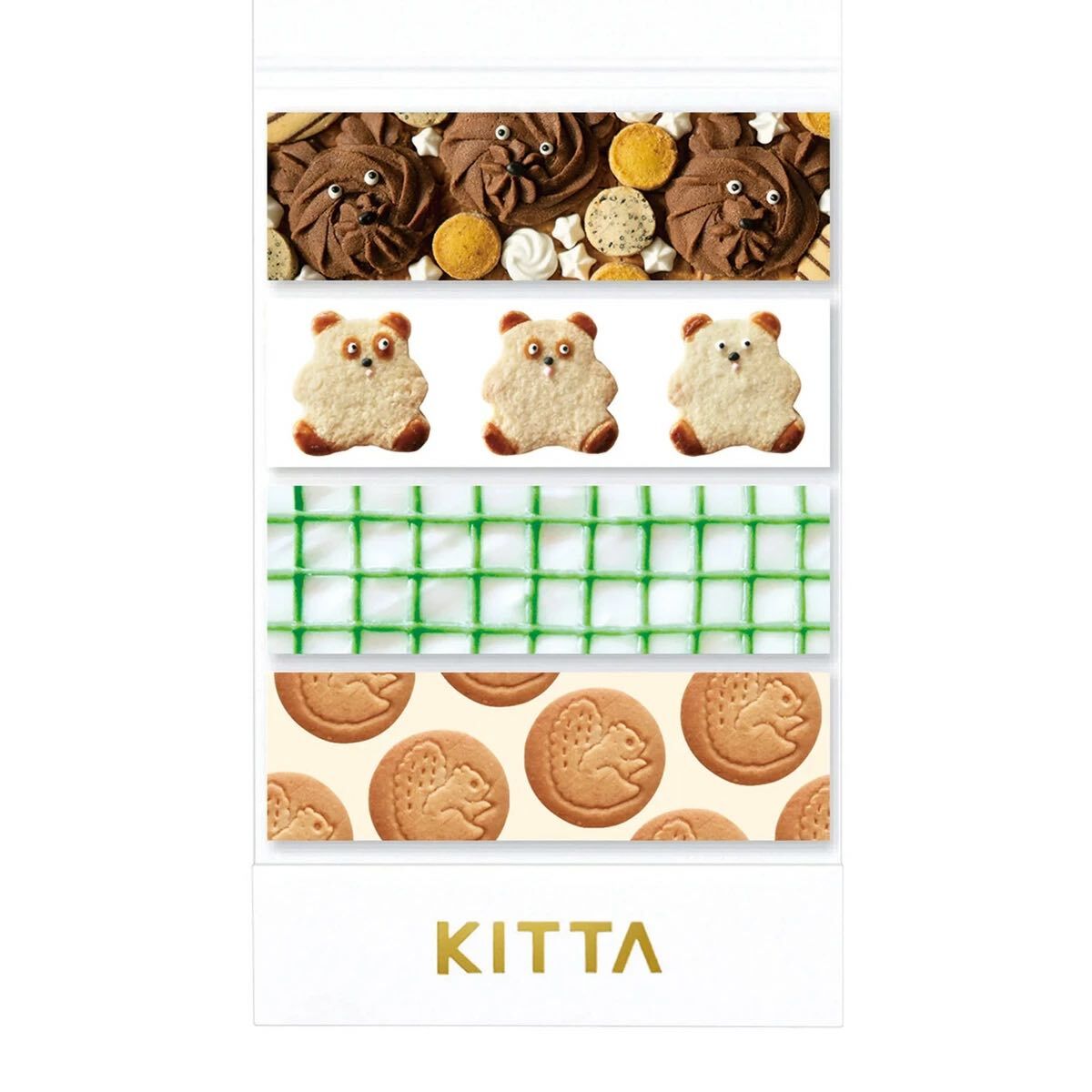 餅乾 KITTA 隨身攜帶和紙膠帶 KIT077｜日本KING JIM