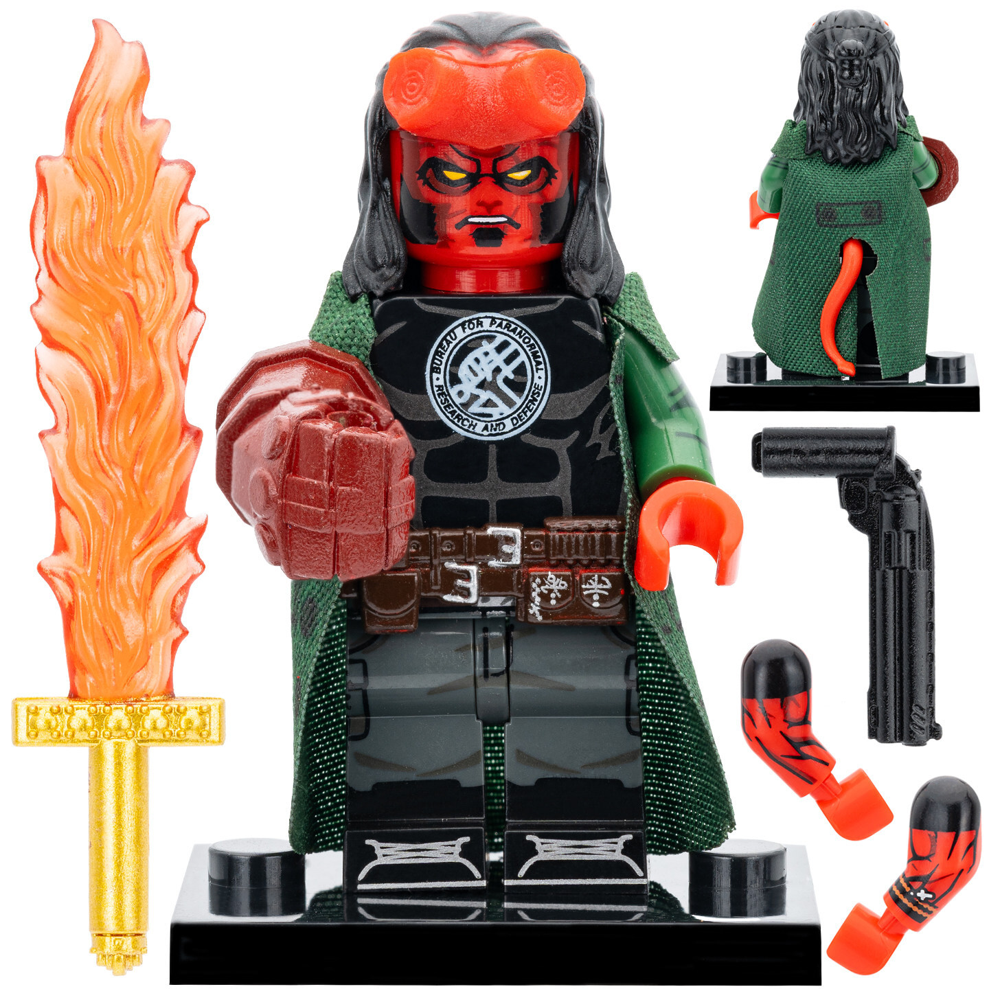 Hellboy Superhero Custom Minifigures fit Lego WM2422