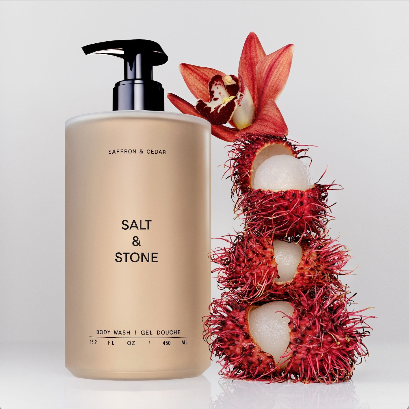 美國 SALT & STONE 玻尿酸保濕潔膚露 雪松番紅花 SAFFRON & CEDAR