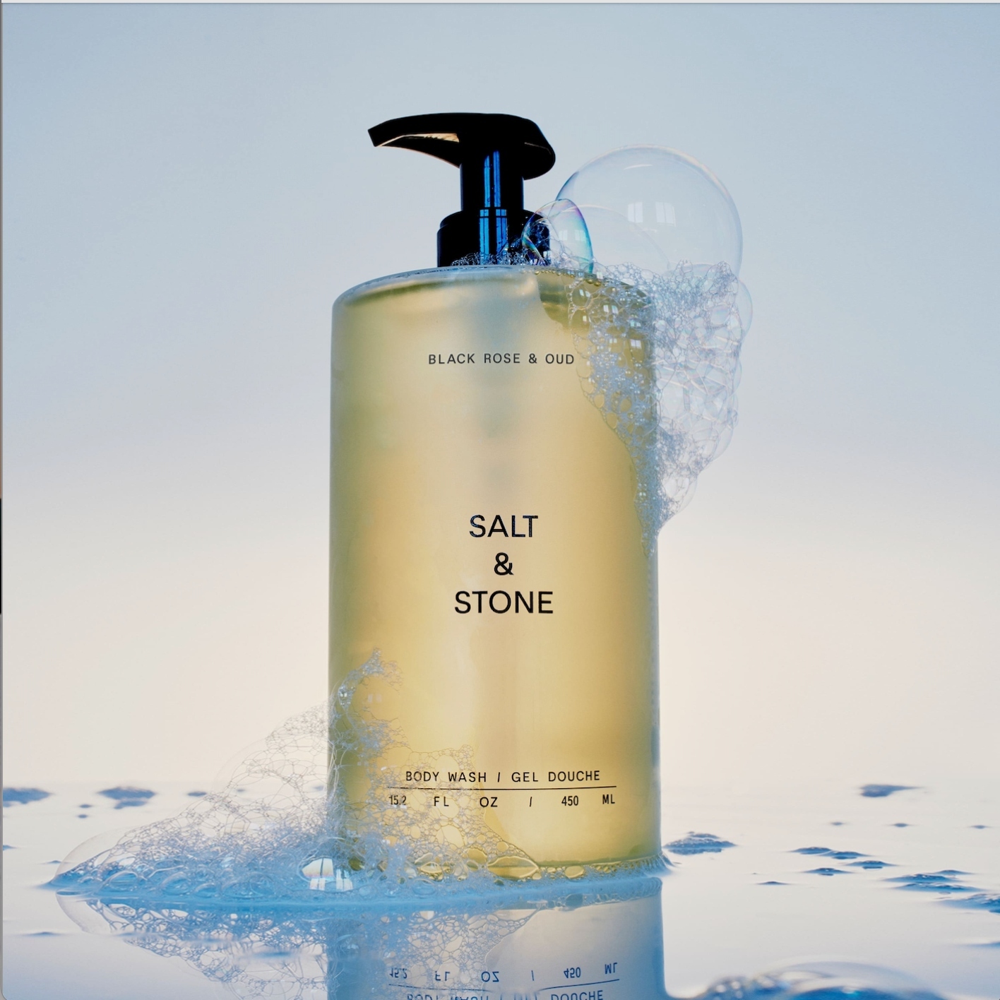 美國 SALT & STONE 玻尿酸保濕潔膚露 黑玫瑰烏木 BLACK ROSE & OUD