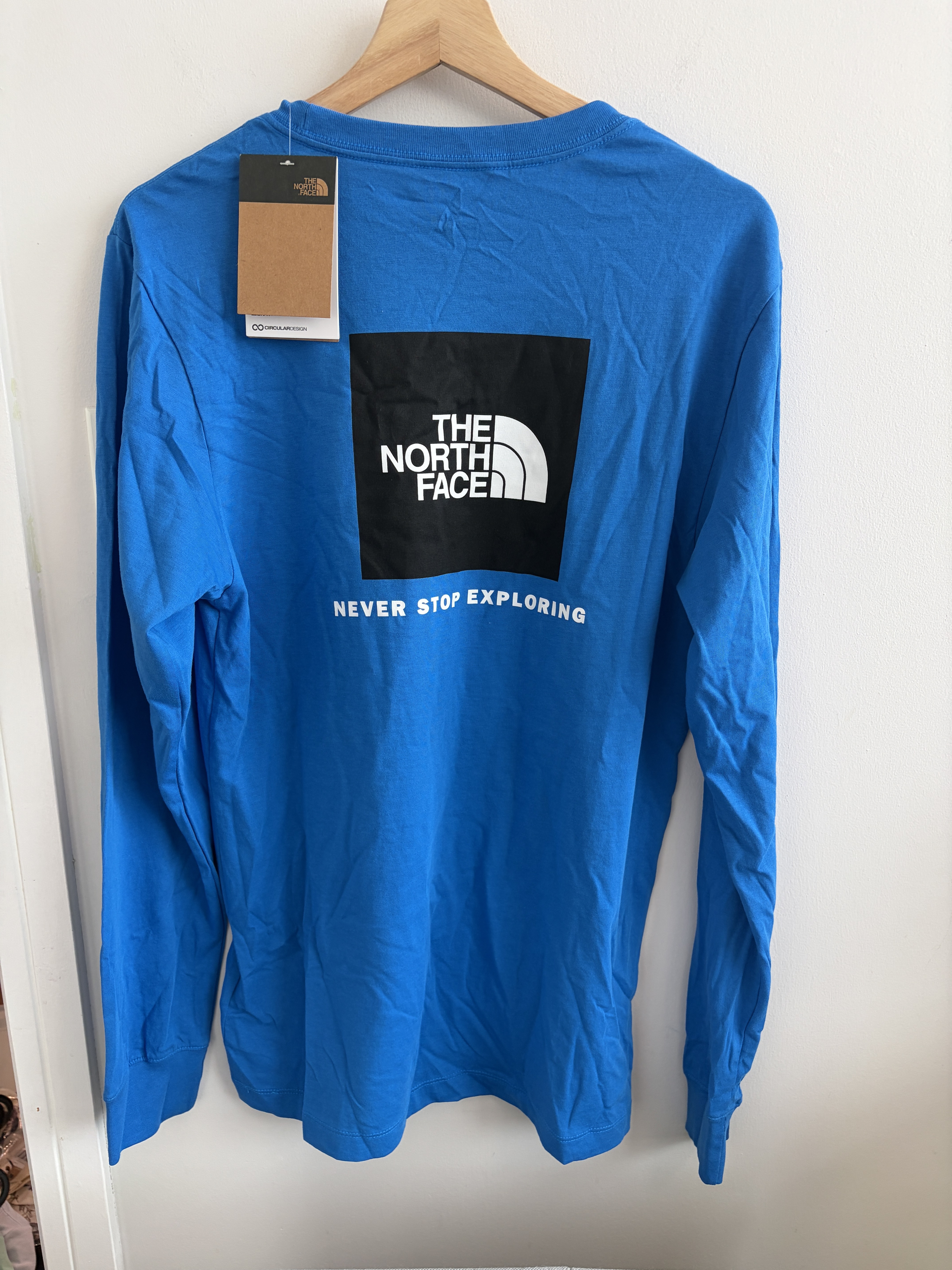 THE NORTH FACE 男大人 BIG BOX 正反圖案 長TEE