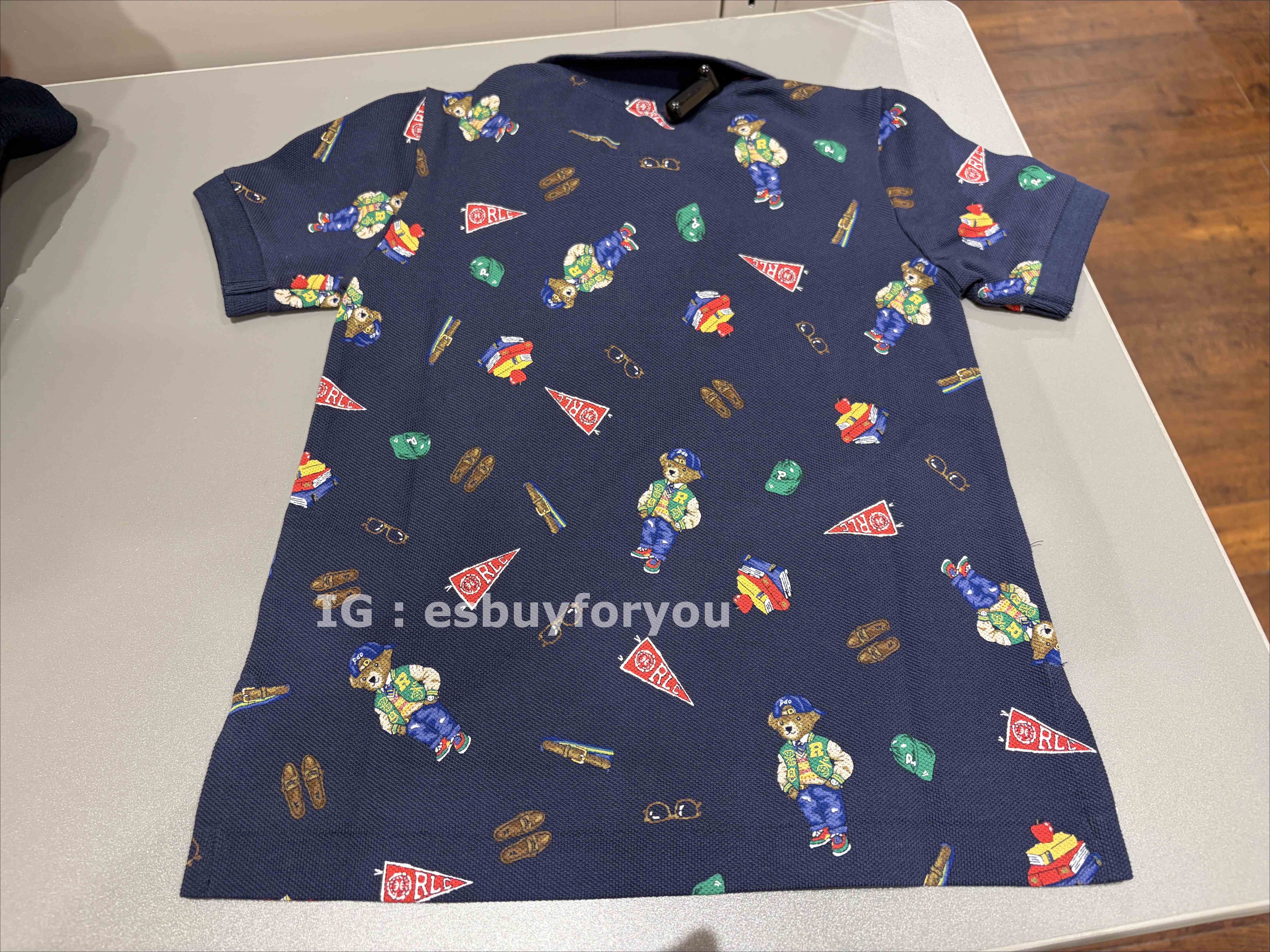 【限時】POLO Ralph Lauren 小男童 滿版 Polo小熊 短TEE