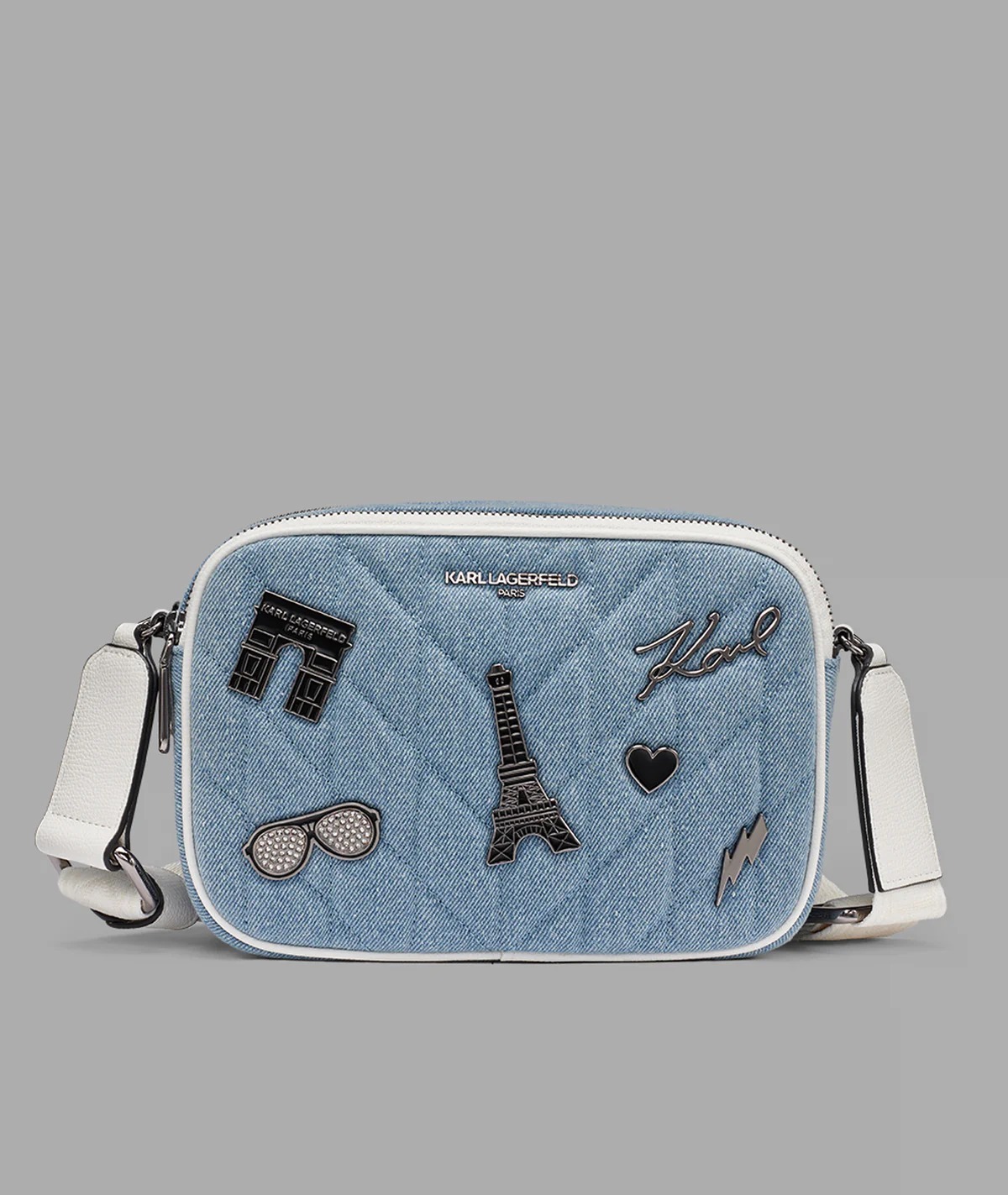 OBS507 KLP MAYBELLE 牛仔斜孭袋 22X15 cm